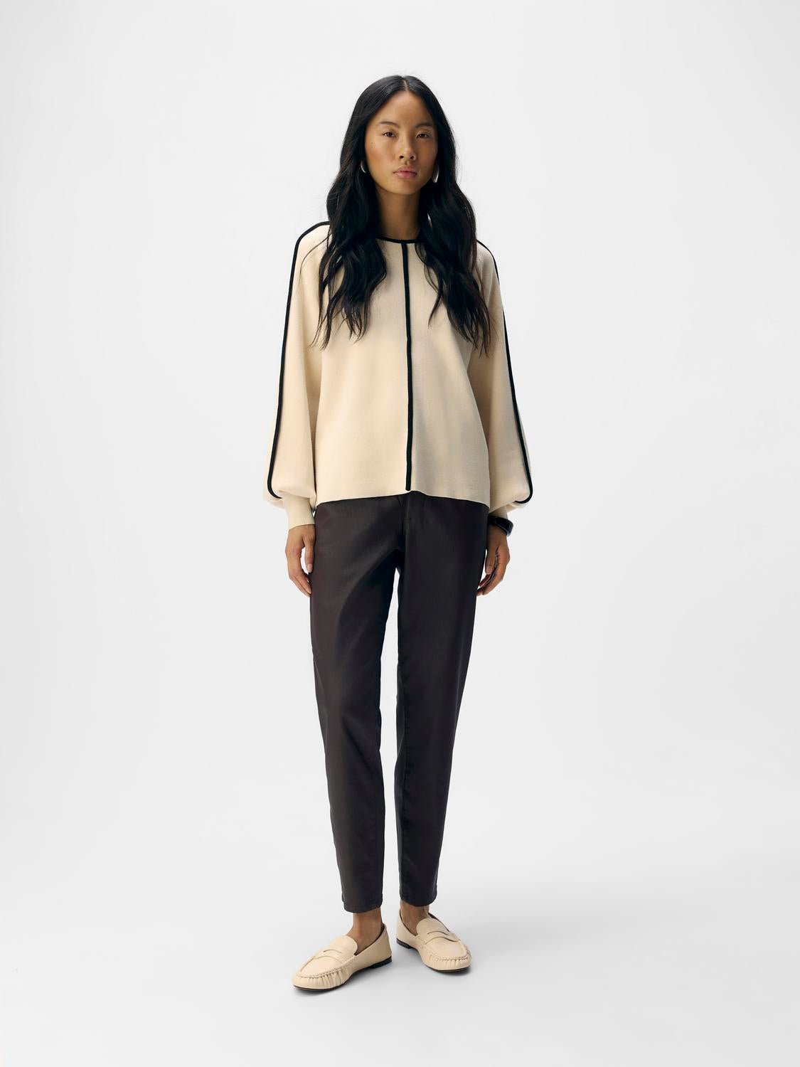 OBJREYNARD Pullover - Sandshell - VERO MODA & VILA Bergvik